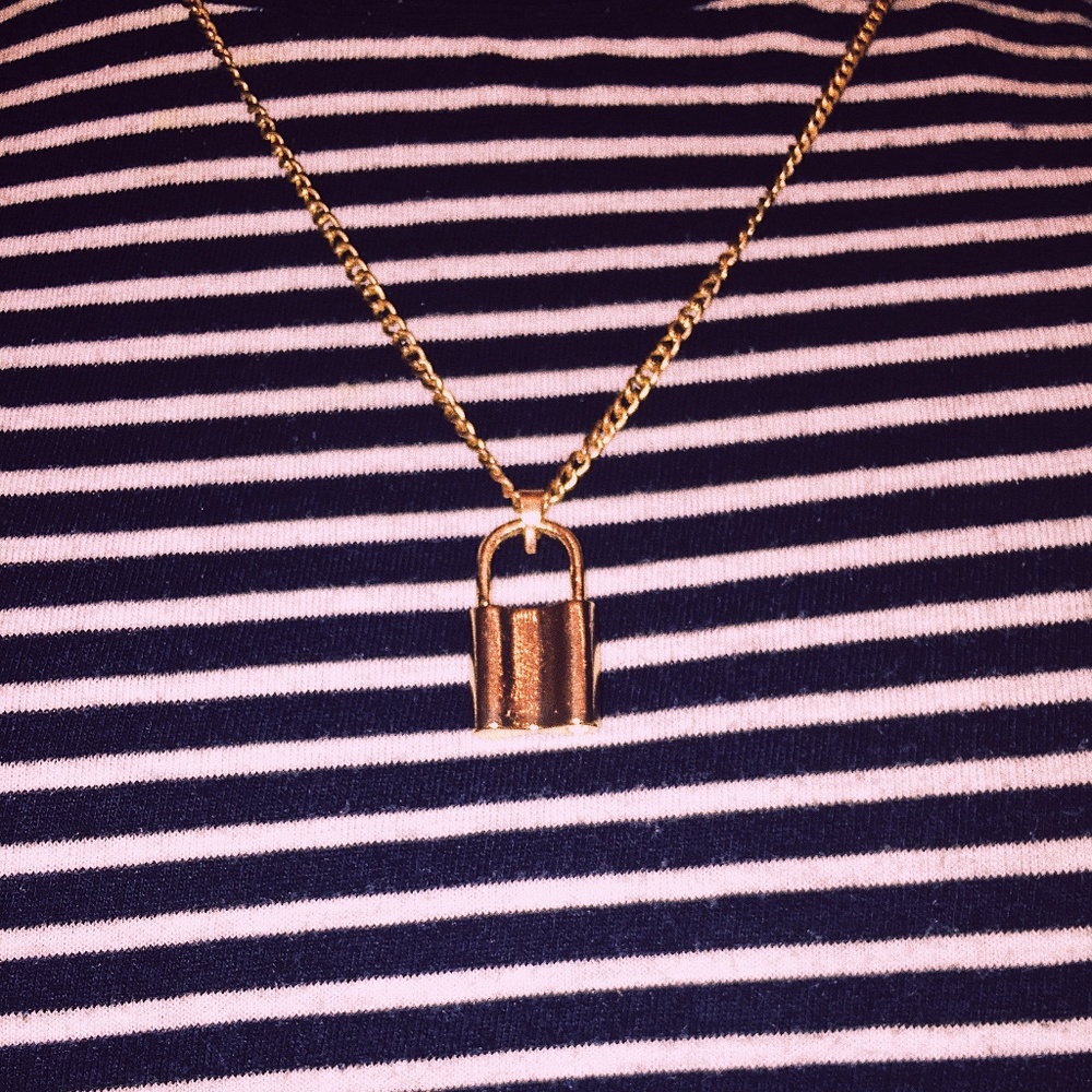 Gold Lock Chain